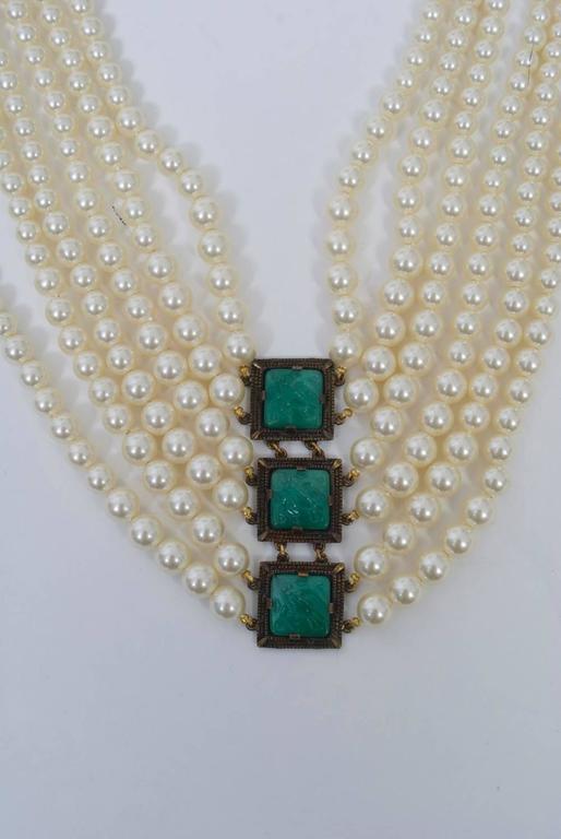 Marvella Pearl Necklace For Sale at 