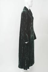 Romeo Gigli Green Velvet Coat