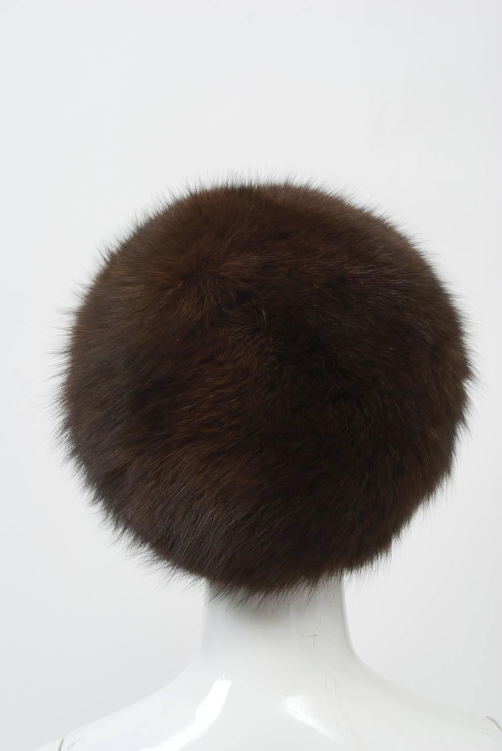 Women's Brown Fox Hat