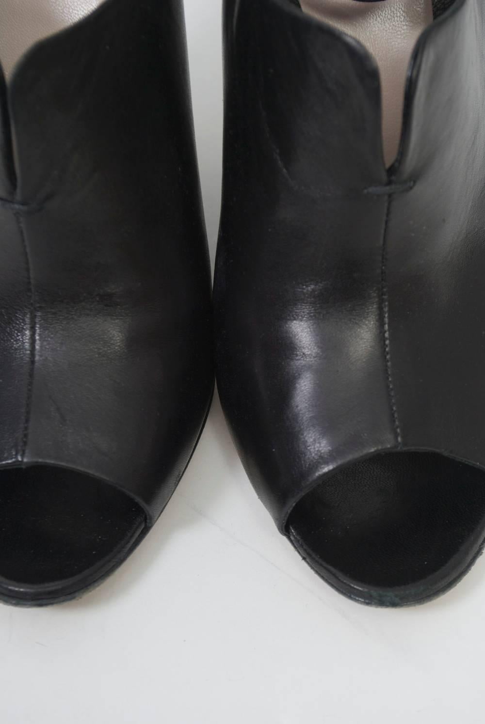 Miu Miu Black Leather Shoes 2
