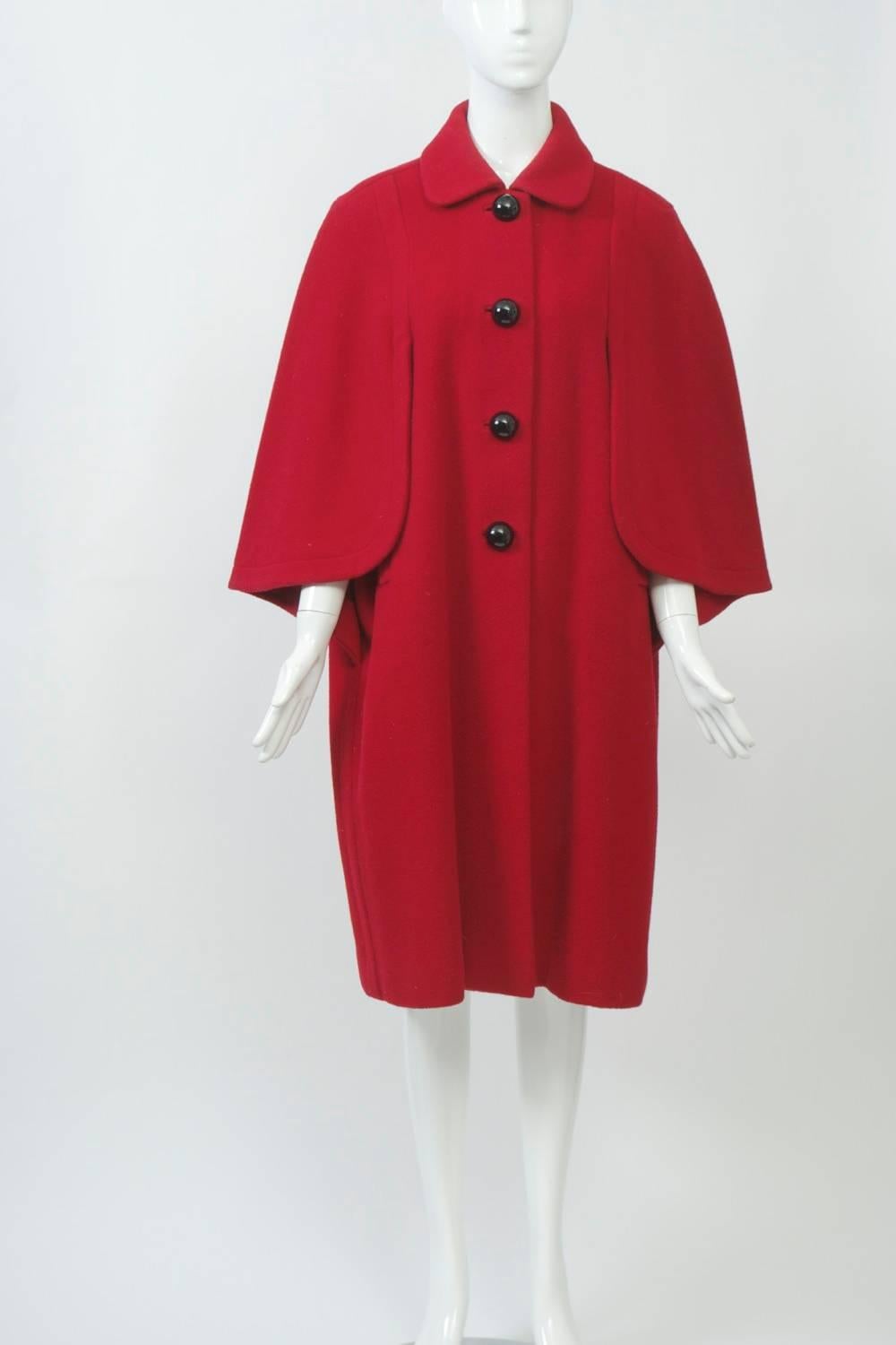 red cape jacket