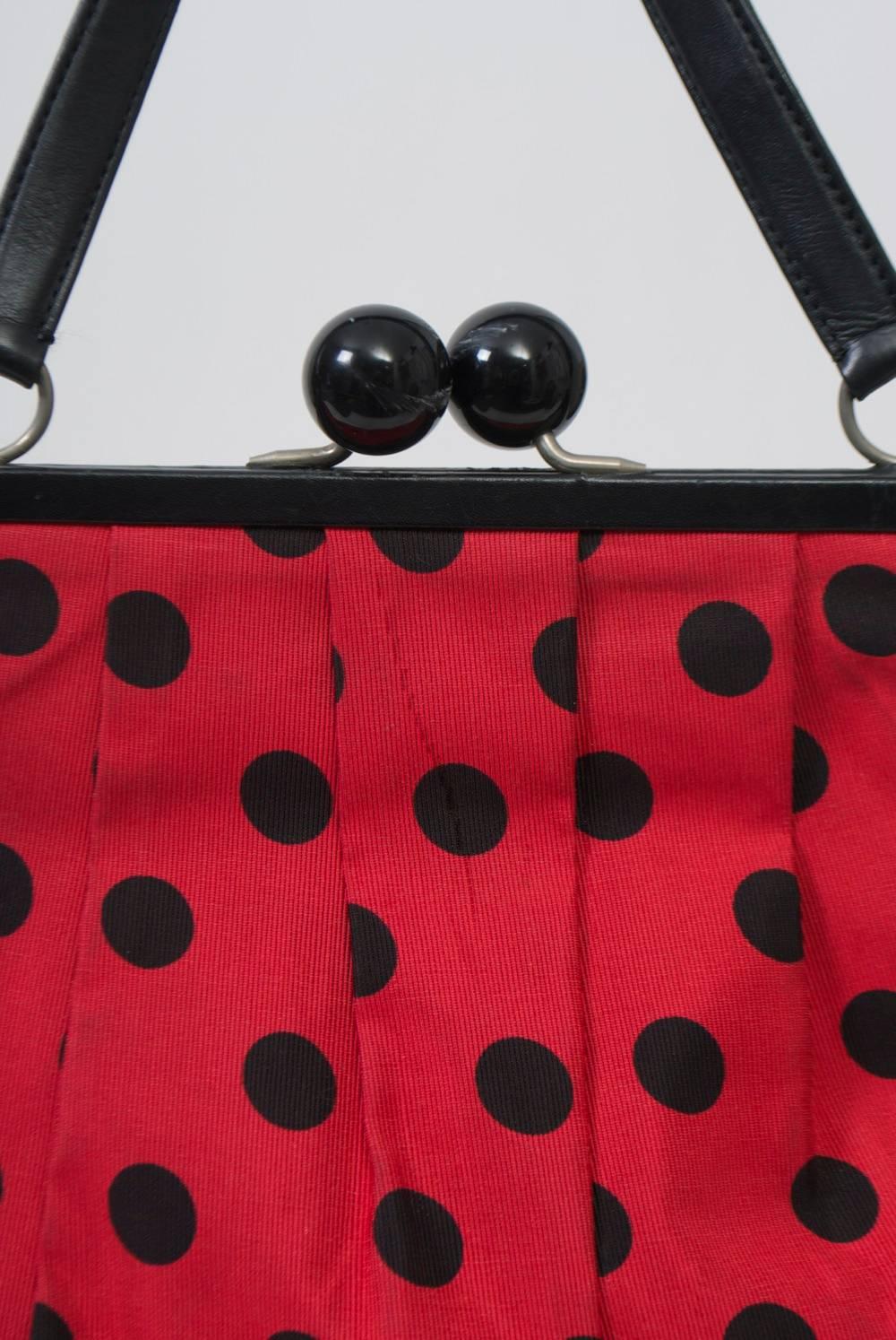 Women's Moschino Polka Dot Handbag