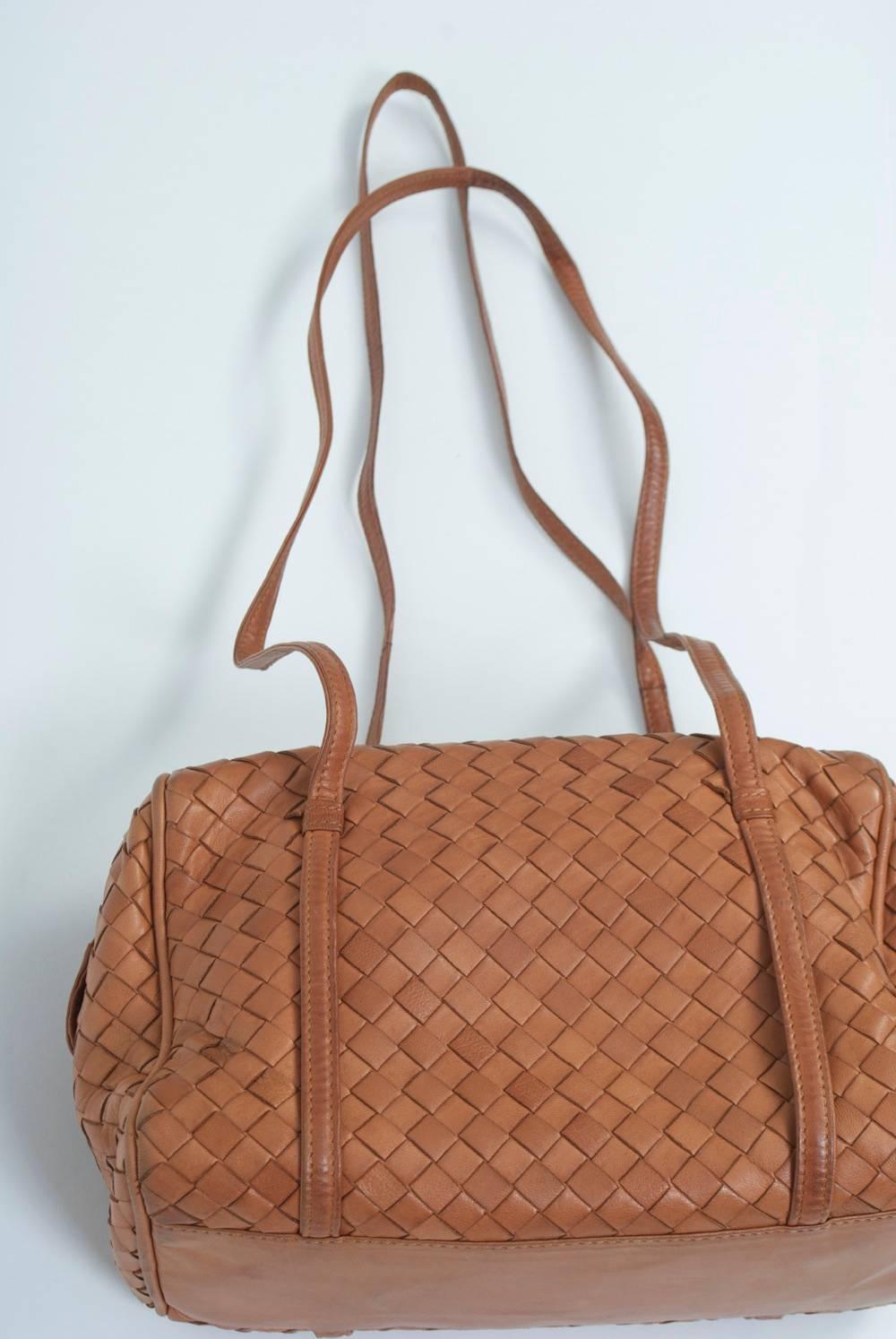 Women's Bottega Veneta Luggage Woven Bag