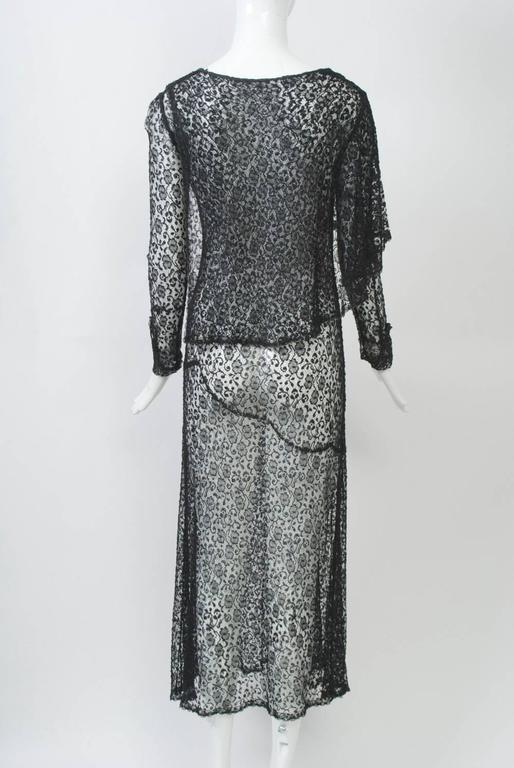 1930s Black Lace Tea Dress For Sale at 1stDibs | 1930s tea dress, 1930 ...