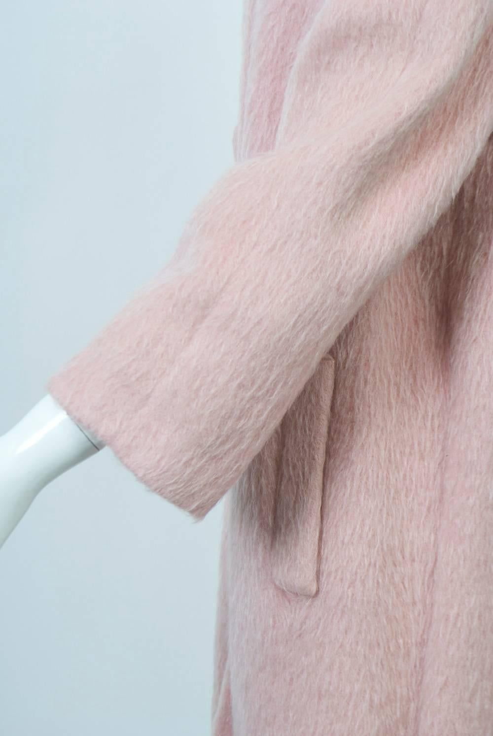 Women's Lilli Ann Fox-Trimmed Pink Coat