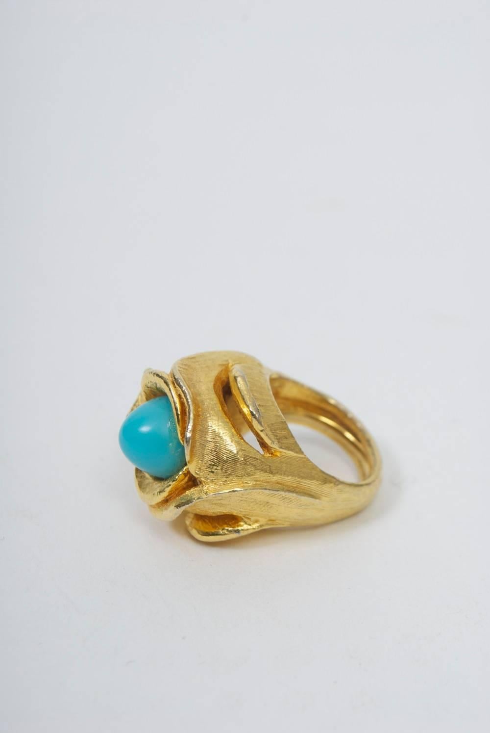 Pauline Rader Turquoise Ring 2