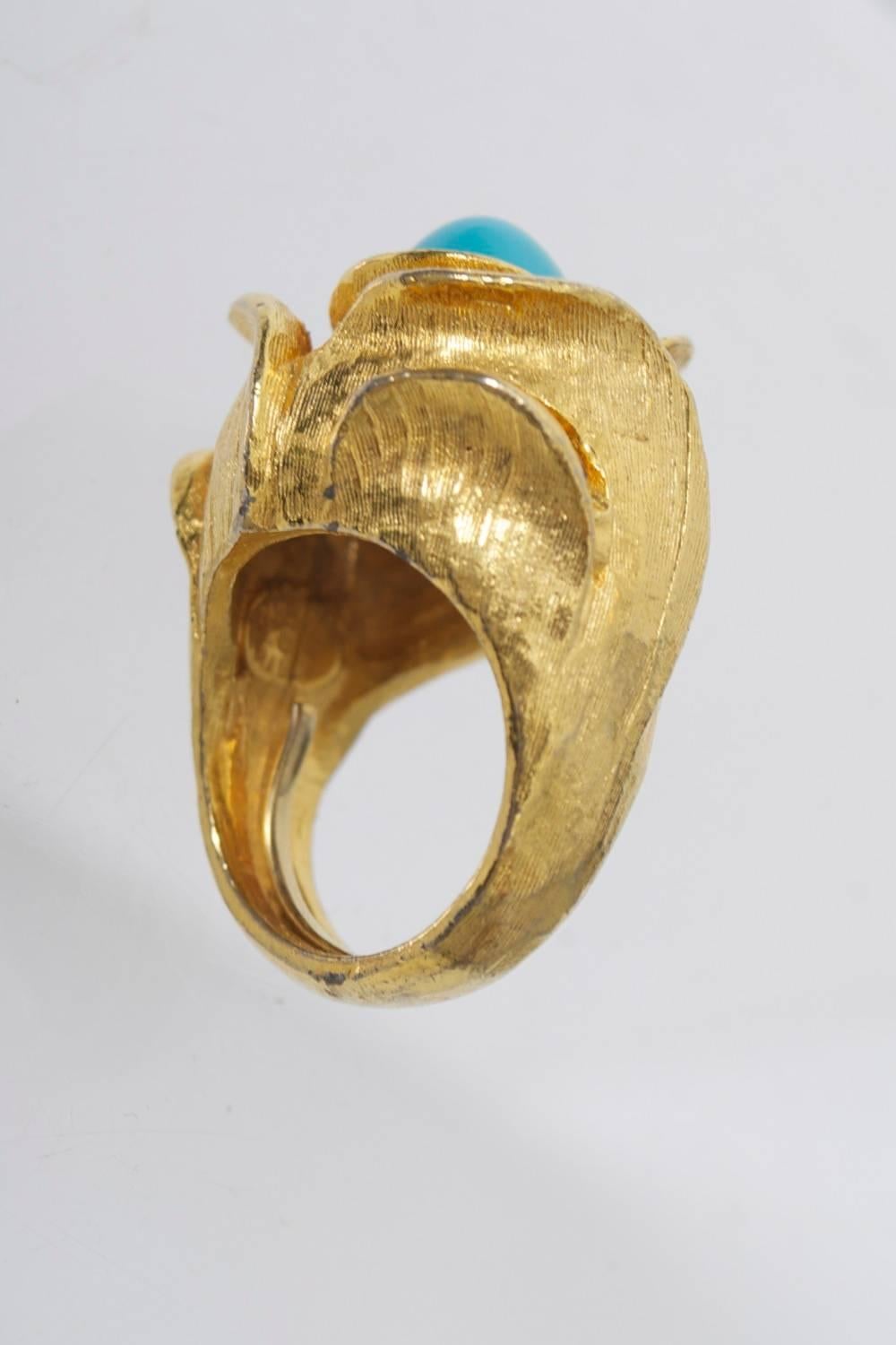 Pauline Rader Turquoise Ring 4