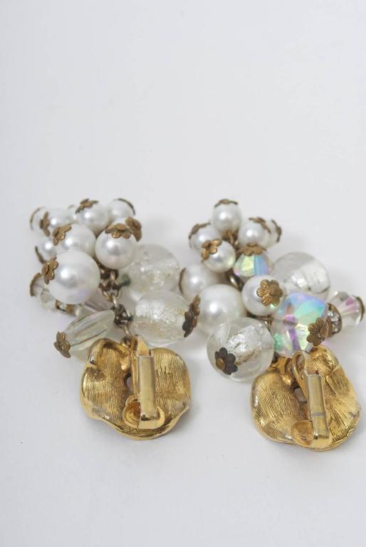 Pearl Grape Cluster Earrings at 1stDibs