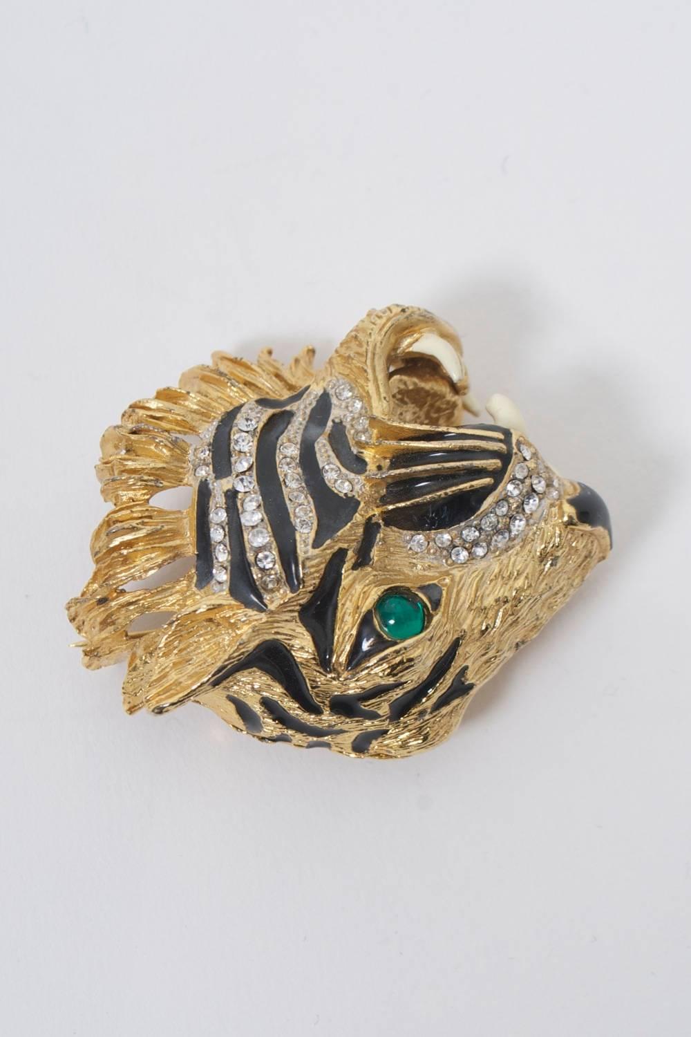 tiger brooches