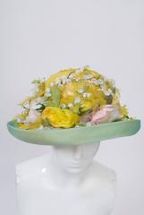 Dior Straw Hat with Flowers