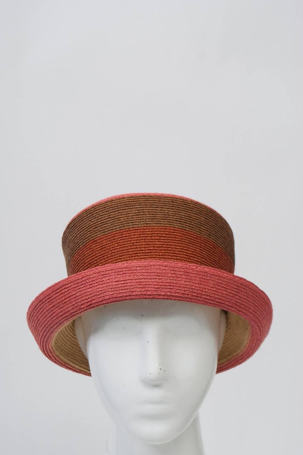 Brown Annabel Ingall Straw Hat For Sale
