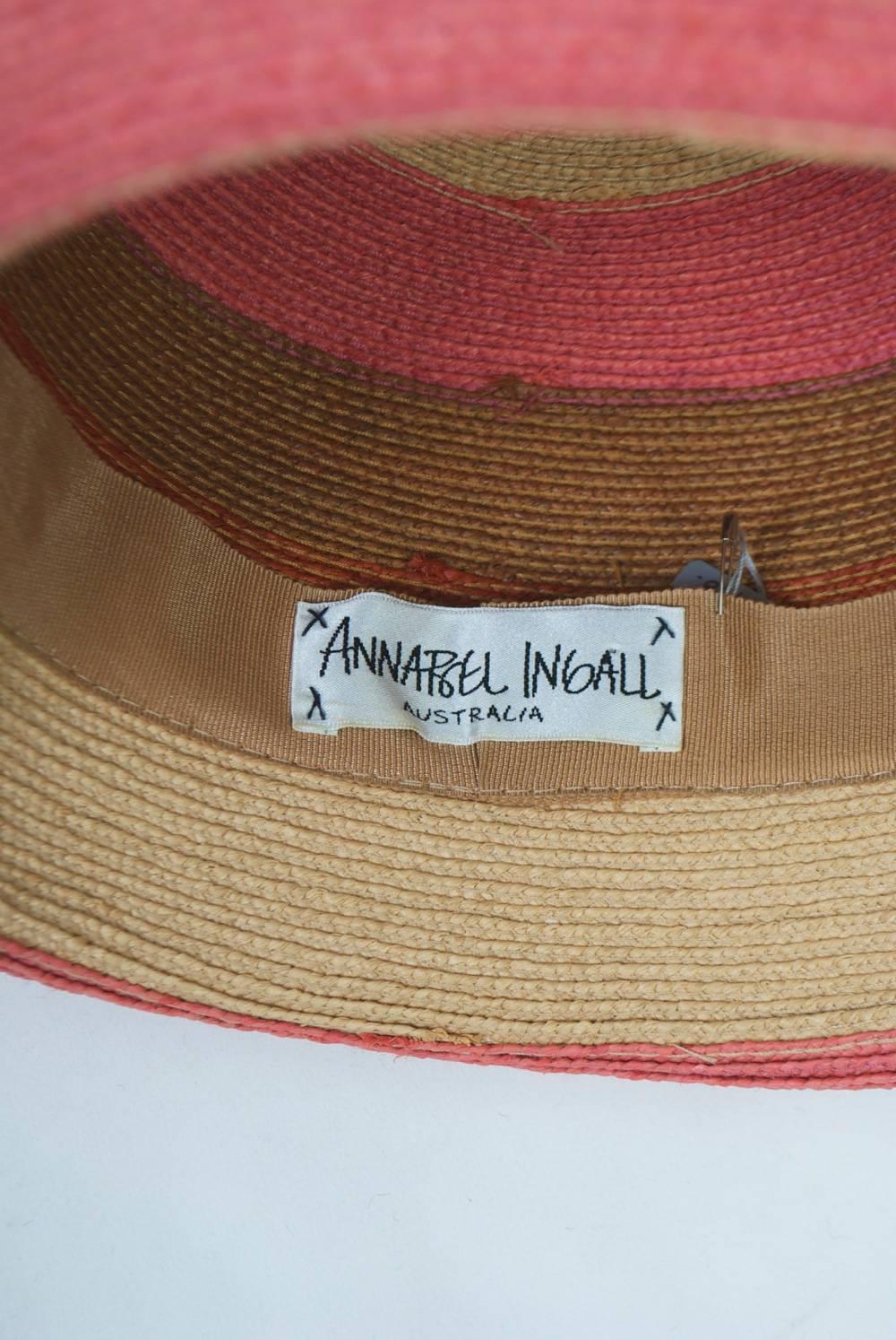Annabel Ingall Straw Hat For Sale 2