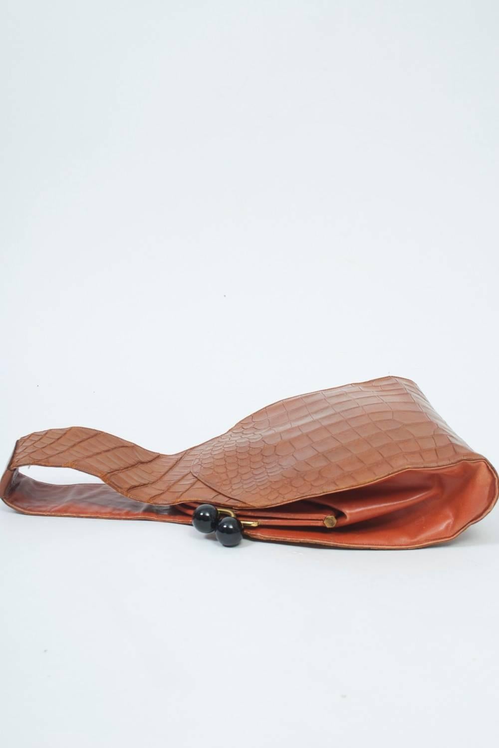 Women's Koret Croc Wrist Handbag