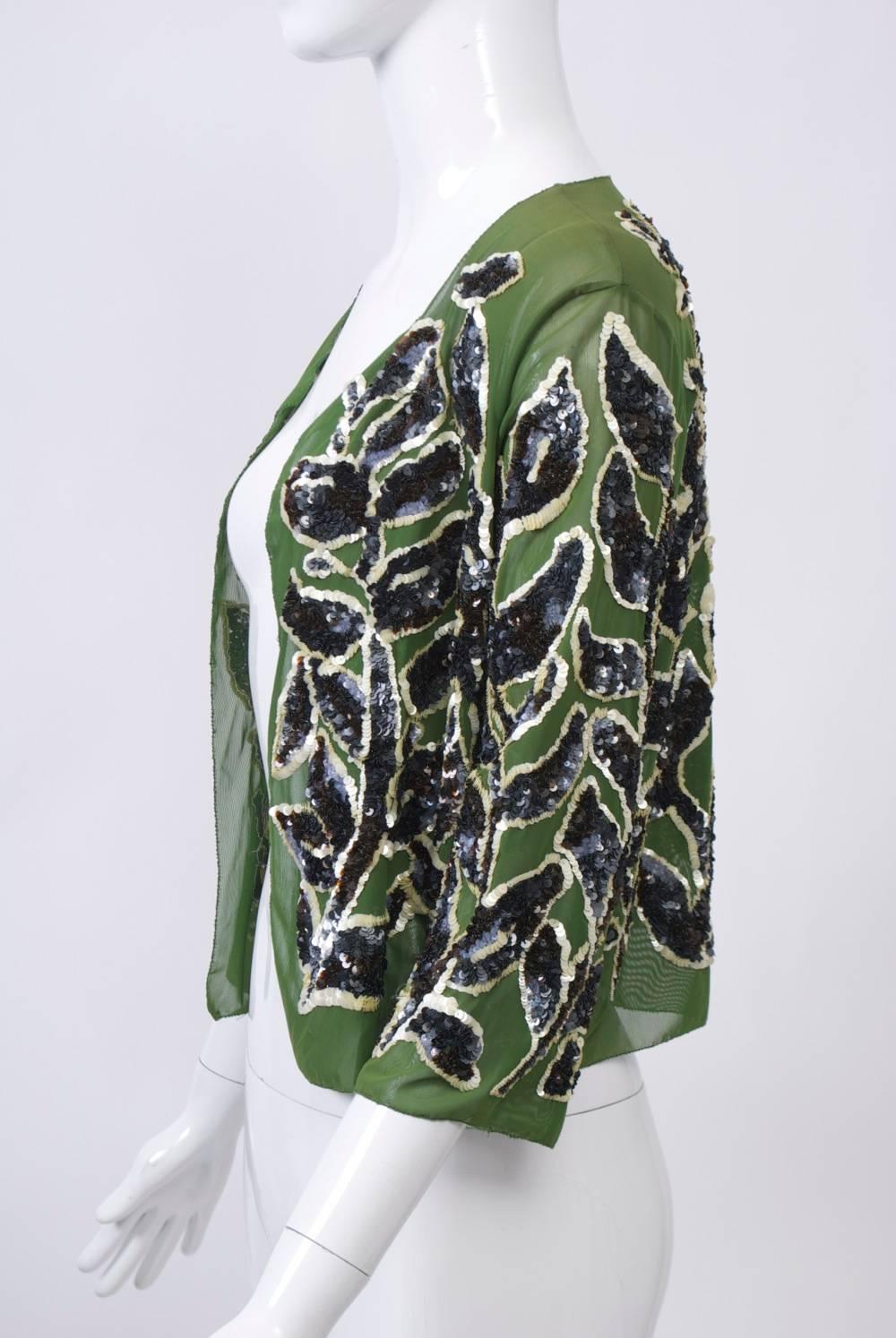 Women's Jean Paul Gaultier Sequin Jacket Set For Sale