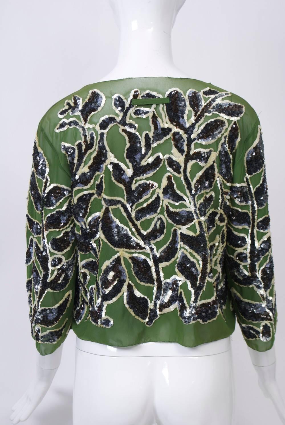 Jean Paul Gaultier Sequin Jacket Set For Sale 1