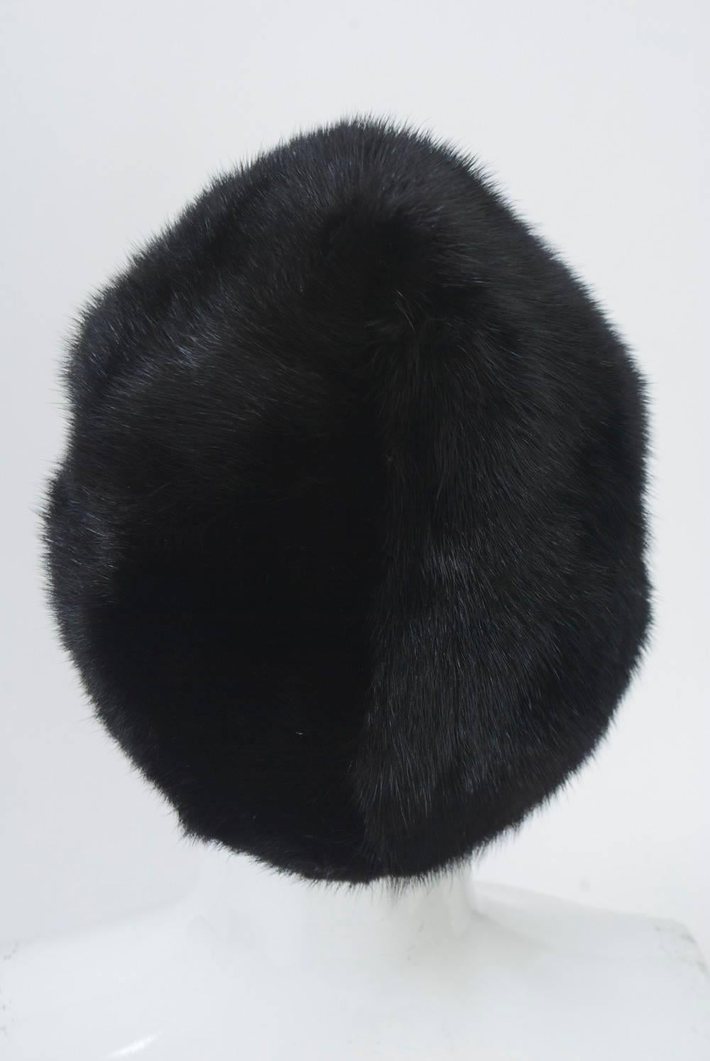 Women's Peaked Mink Hat