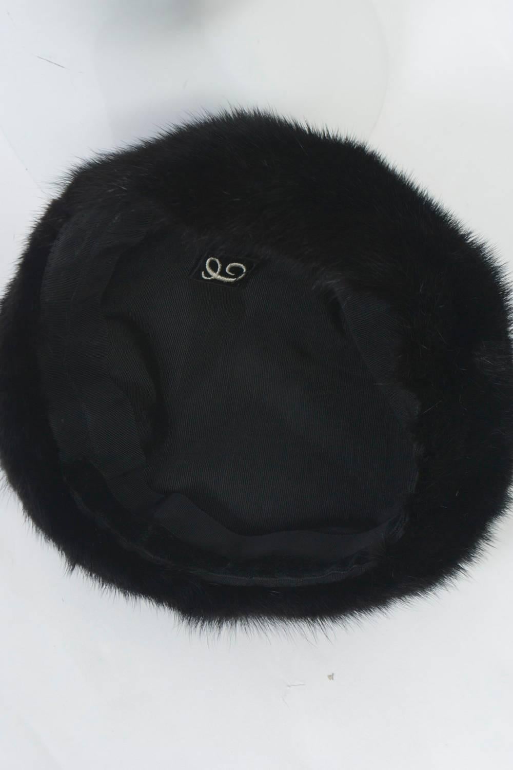 Peaked Mink Hat 2