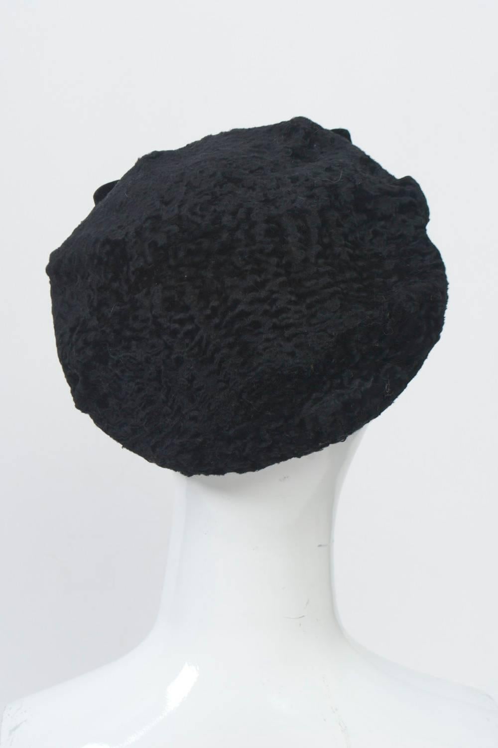 Broadtail Beret In Excellent Condition For Sale In Alford, MA