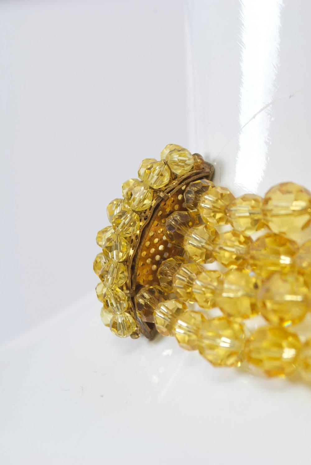 yellow crystal jewelry