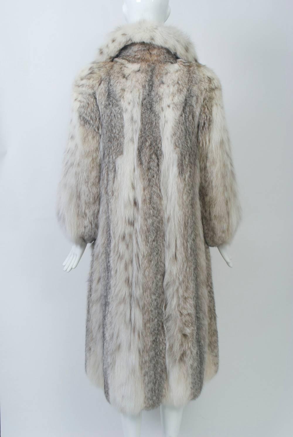 Lynx Coat In Excellent Condition In Alford, MA
