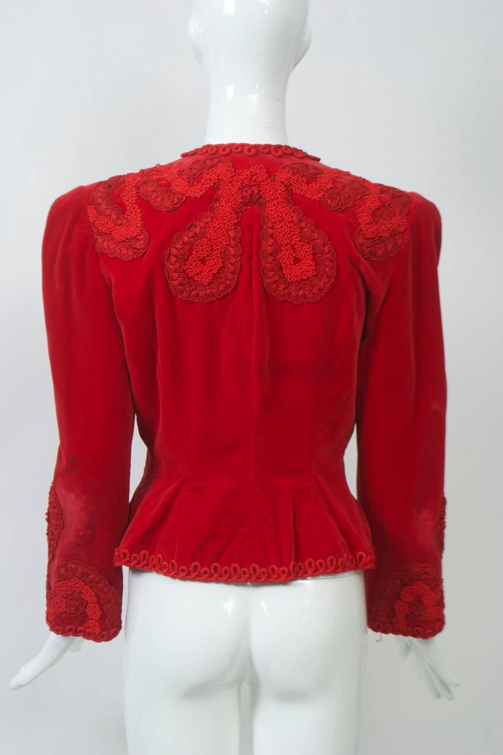 Red Velvet Jacket 2