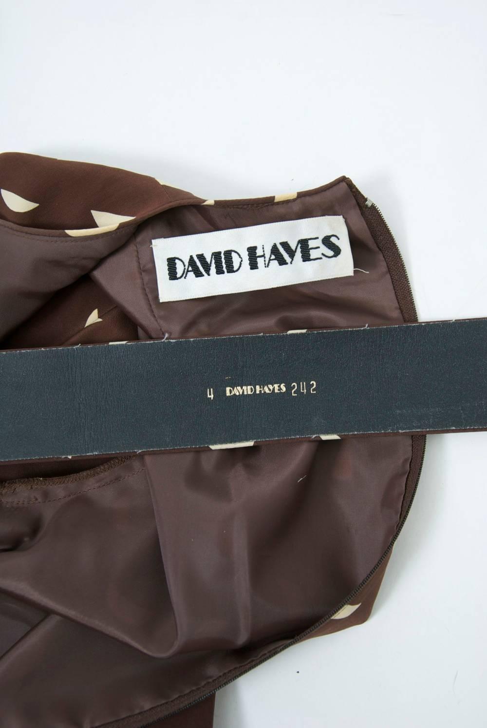 David Hayes Brown/White Ensemble For Sale 6