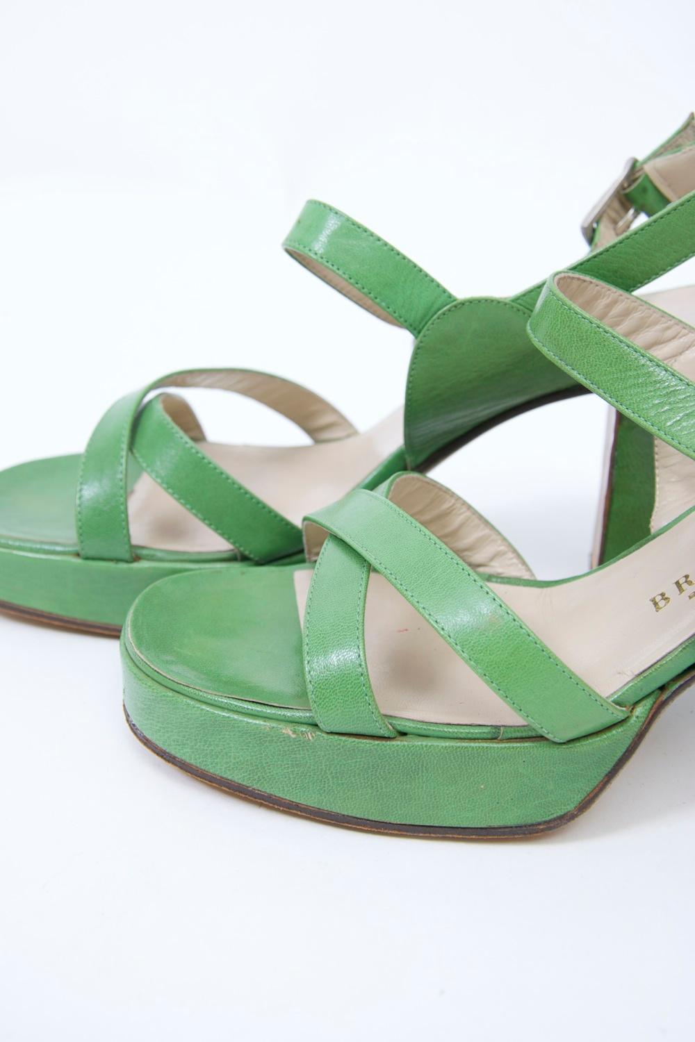 Women's 1970s Bruno Magli Platform Sandals For Sale