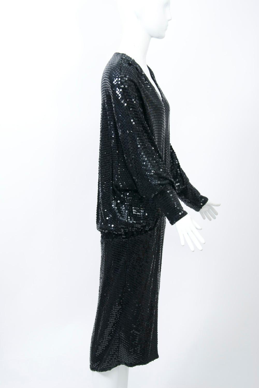 1980's sequin dress