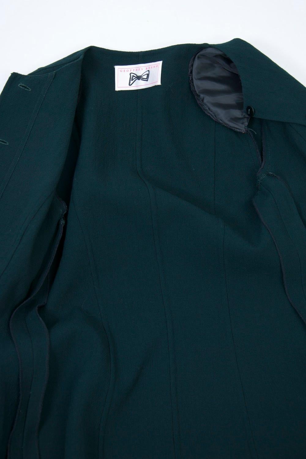 Geoffrey Beene Forest Green Suit For Sale 2