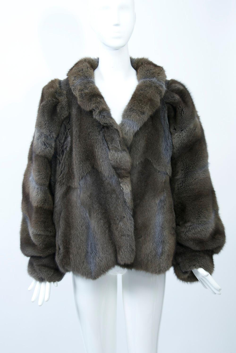 Women's Sheared Fur Jacket, 1980s  For Sale