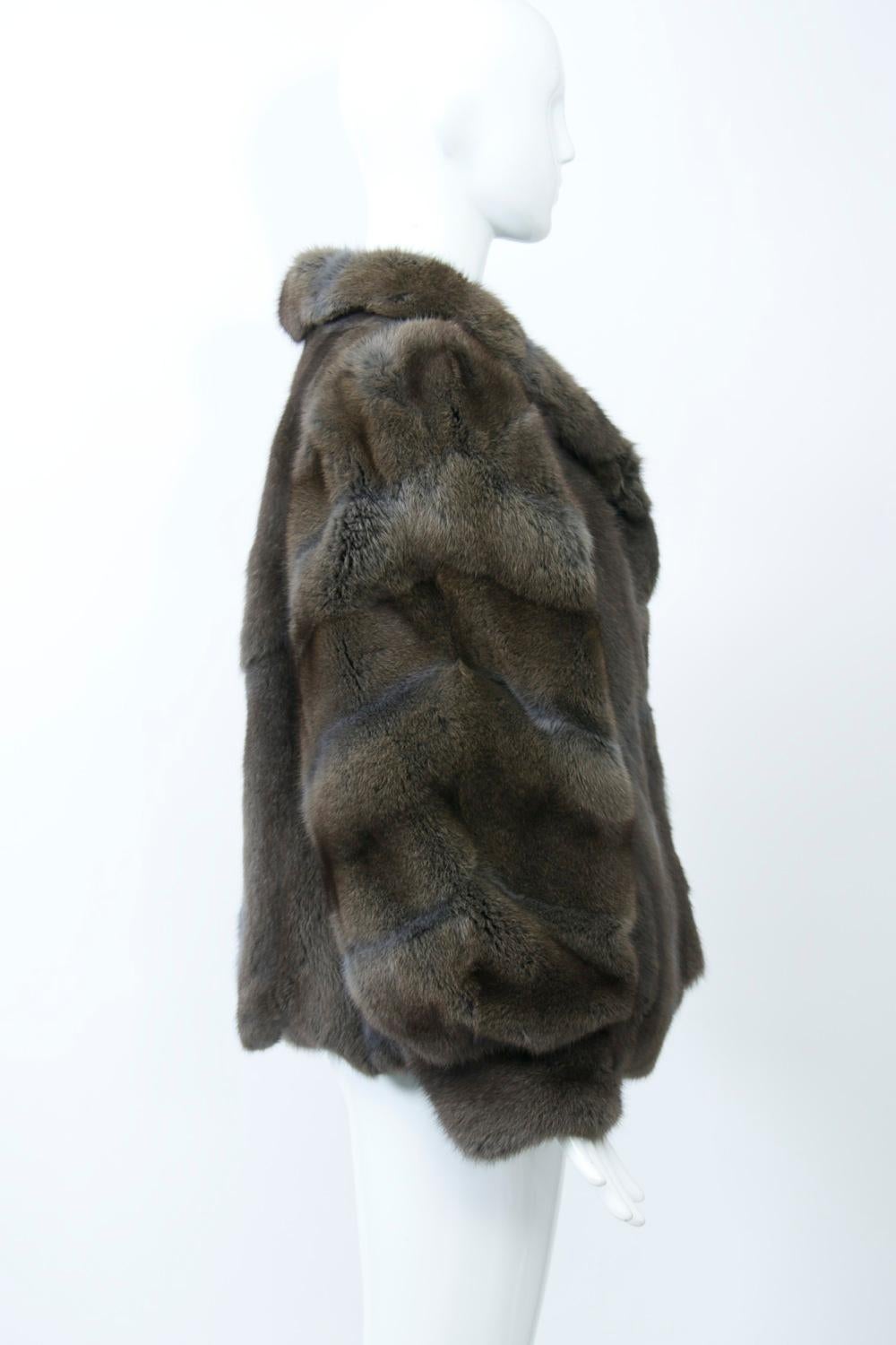 Sheared Fur Jacket, 1980s For Sale 1