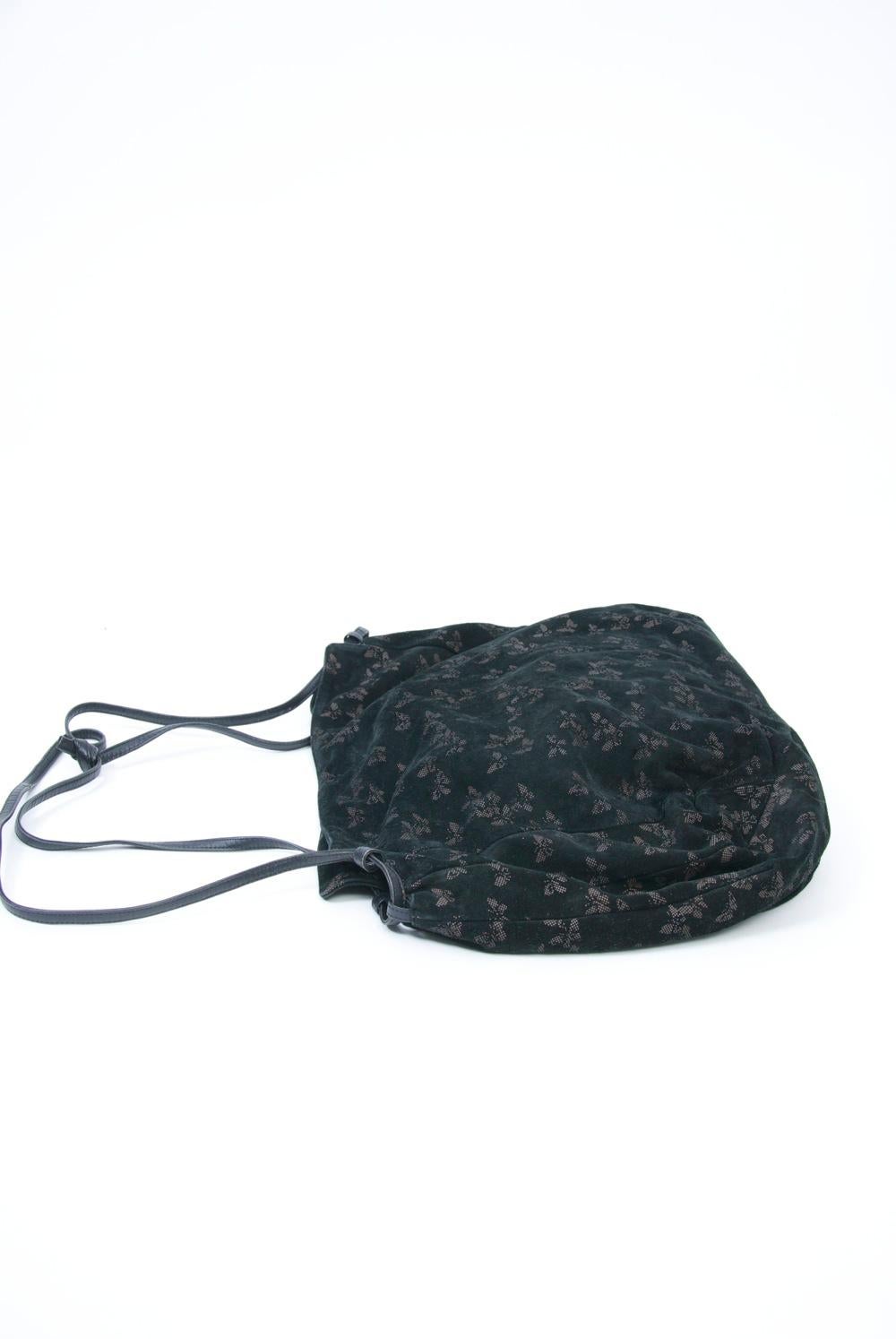 Black Bottega Veneta Butterfly Shoulder Bag