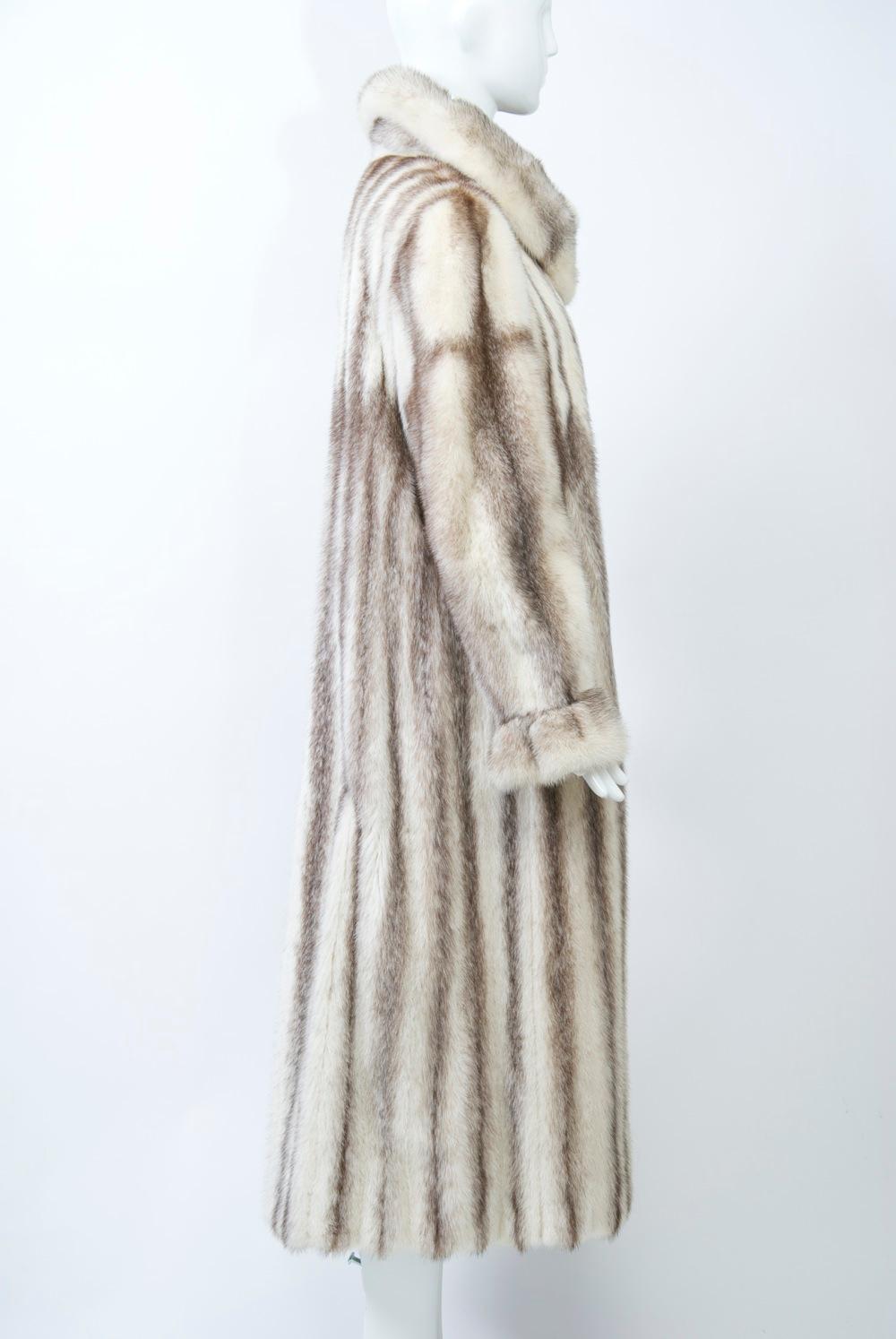 Tipped Light Mink Coat 1