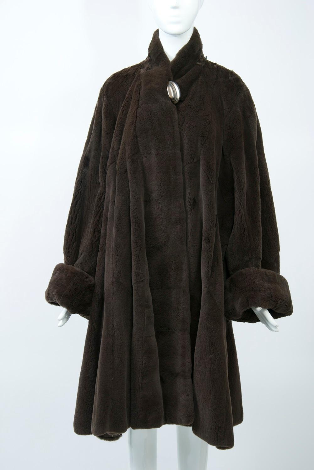 Giuliana Teso Sheared Mink Reversible Coat 4