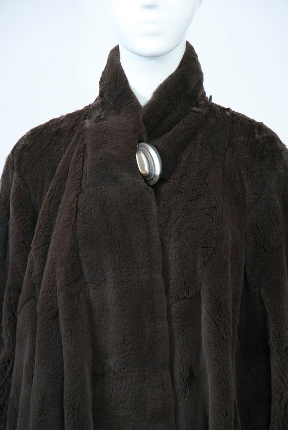 Giuliana Teso Sheared Mink Reversible Coat 5