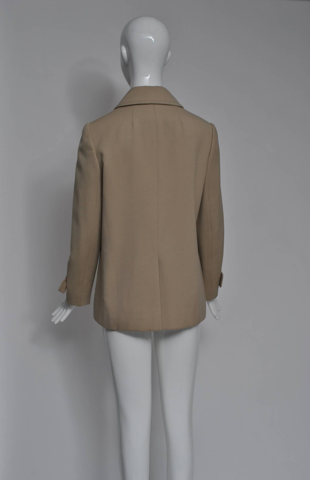Women's Bill Blass 1970s Pea Coat For Sale