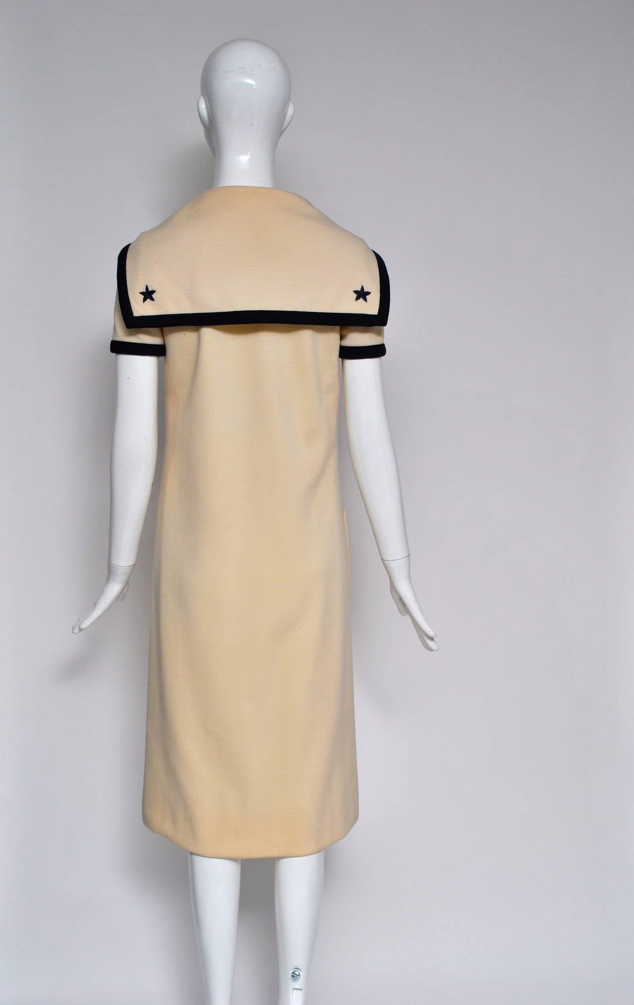 Bill Blass Knit Sailor Dress 1