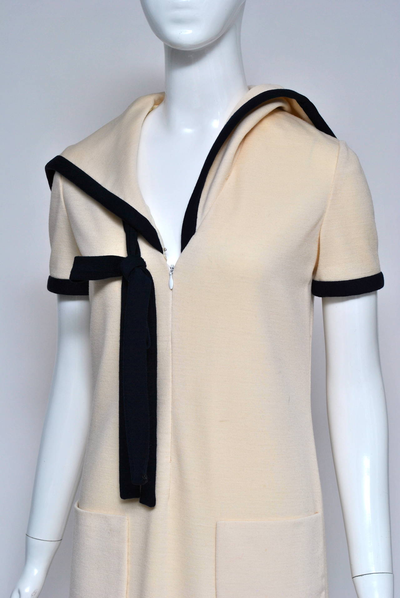 Bill Blass Knit Sailor Dress 2