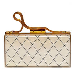 Evans Lined Lucite Bag