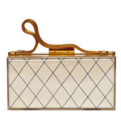 Evans Lined Lucite Bag