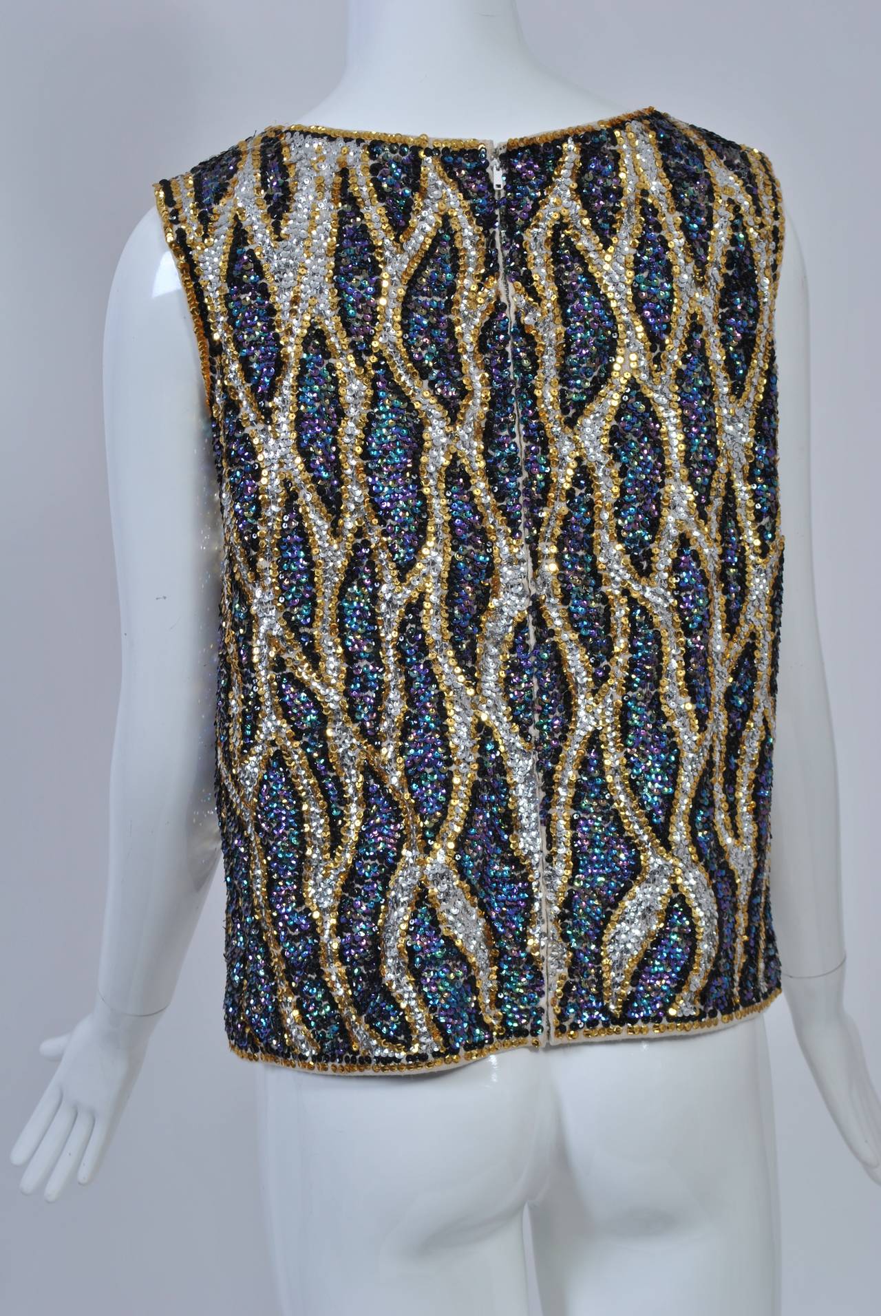 Abstract Sequin Shell, 1960s  3