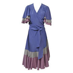 Vintage Valerie Porr Two-Piece Wrap Dress