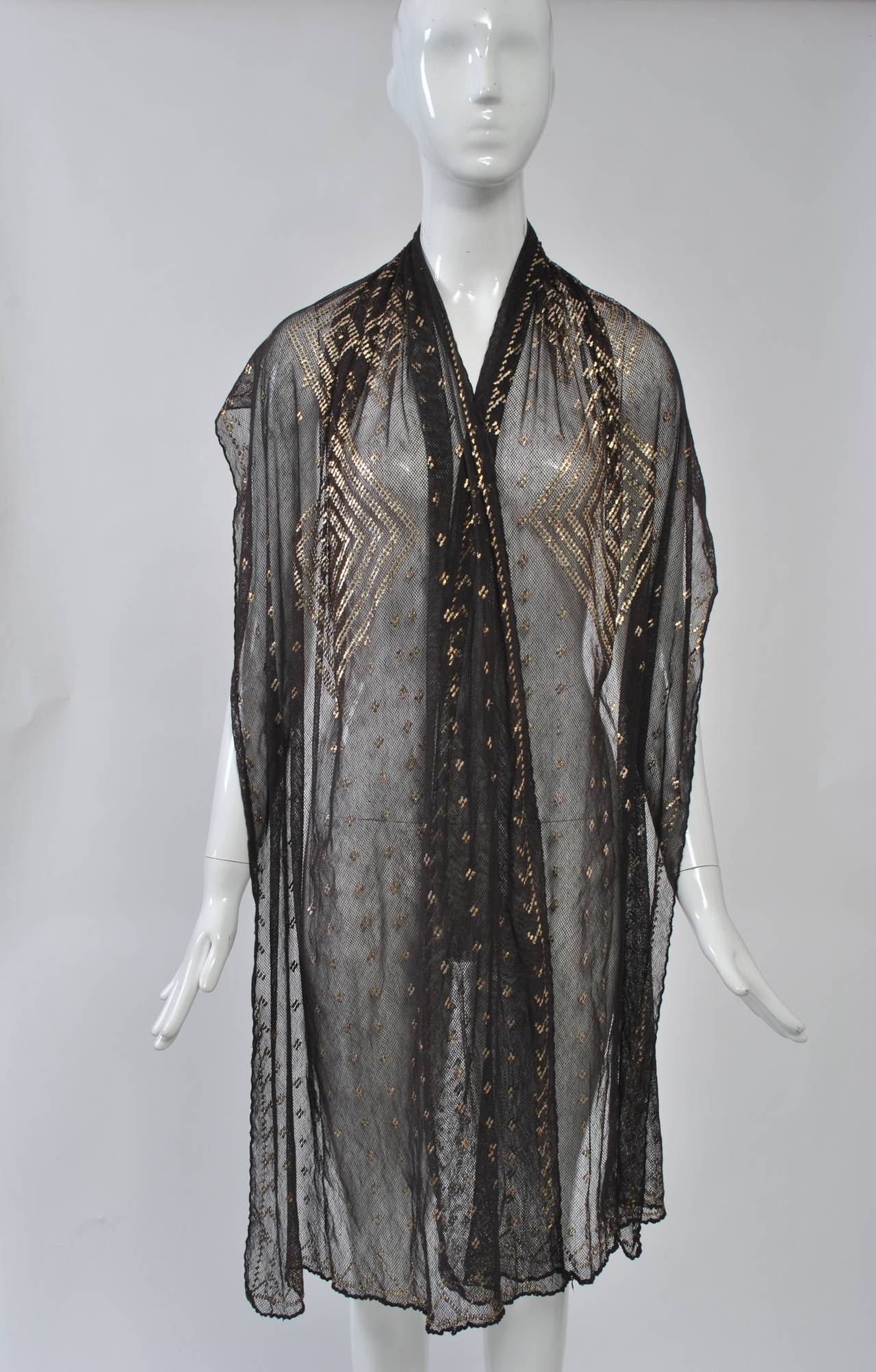 Art Deco Assuit Shawl 1