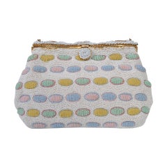 Retro Pastel Beaded Bag