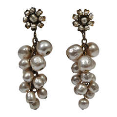 Miriam Haskell Pearl Earrings