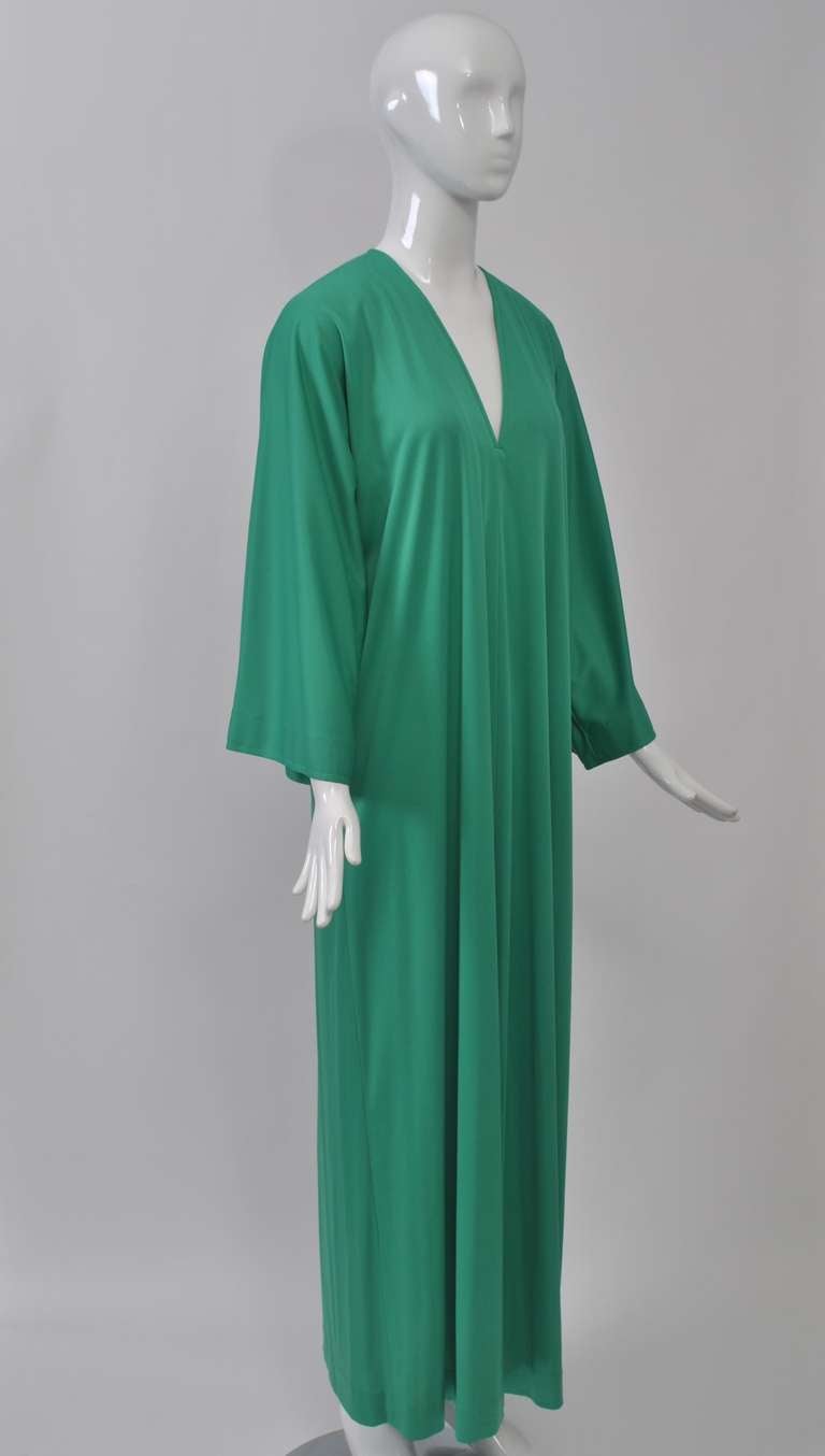 Women's Halston IV Green Caftan