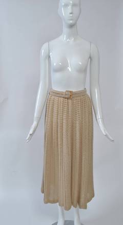 Missoni Beige Knit Skirt