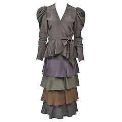 Multi-Colored Two-Piece Tiered Outfit 9