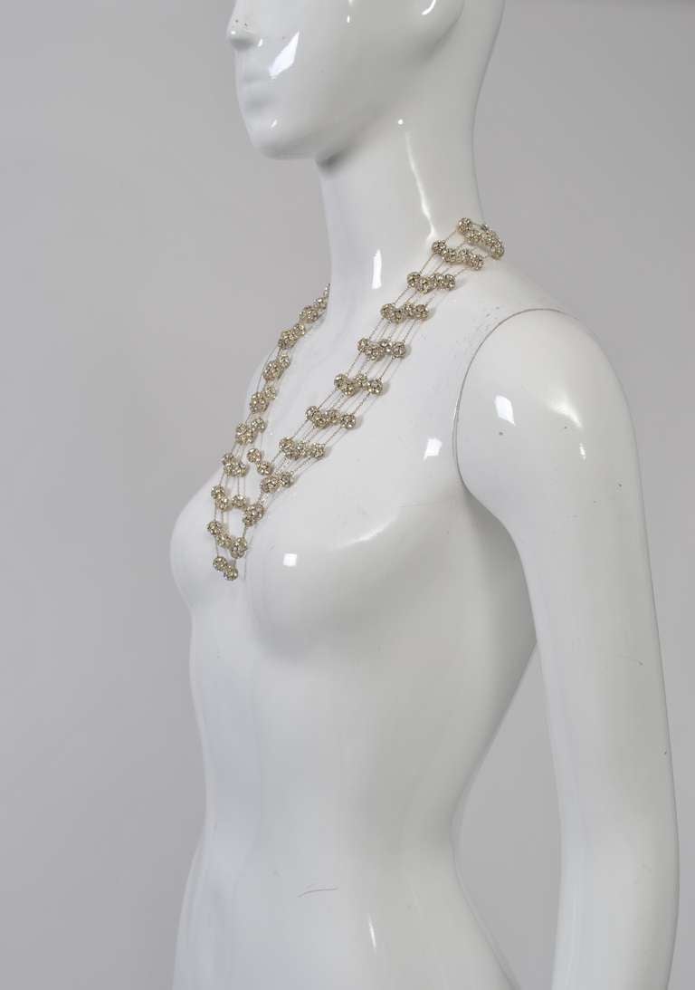 Women's Vendome Rhinestone Ball Necklace