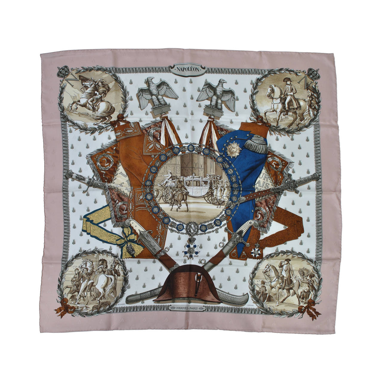 Hermès "Napoleon" Scarf at 1stDibs | hermes napoleon scarf, hermes